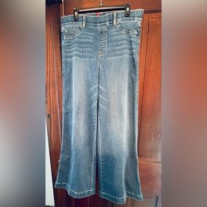 Spanx wide leg denim